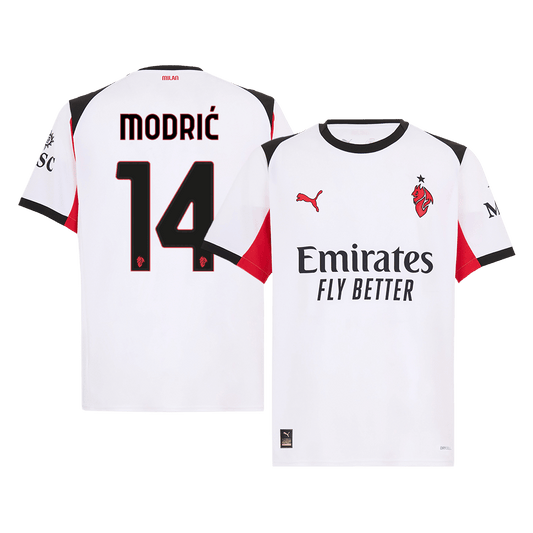 MODRIĆ #14 Men's AC Milan 2025/26 Away Soccer Jersey