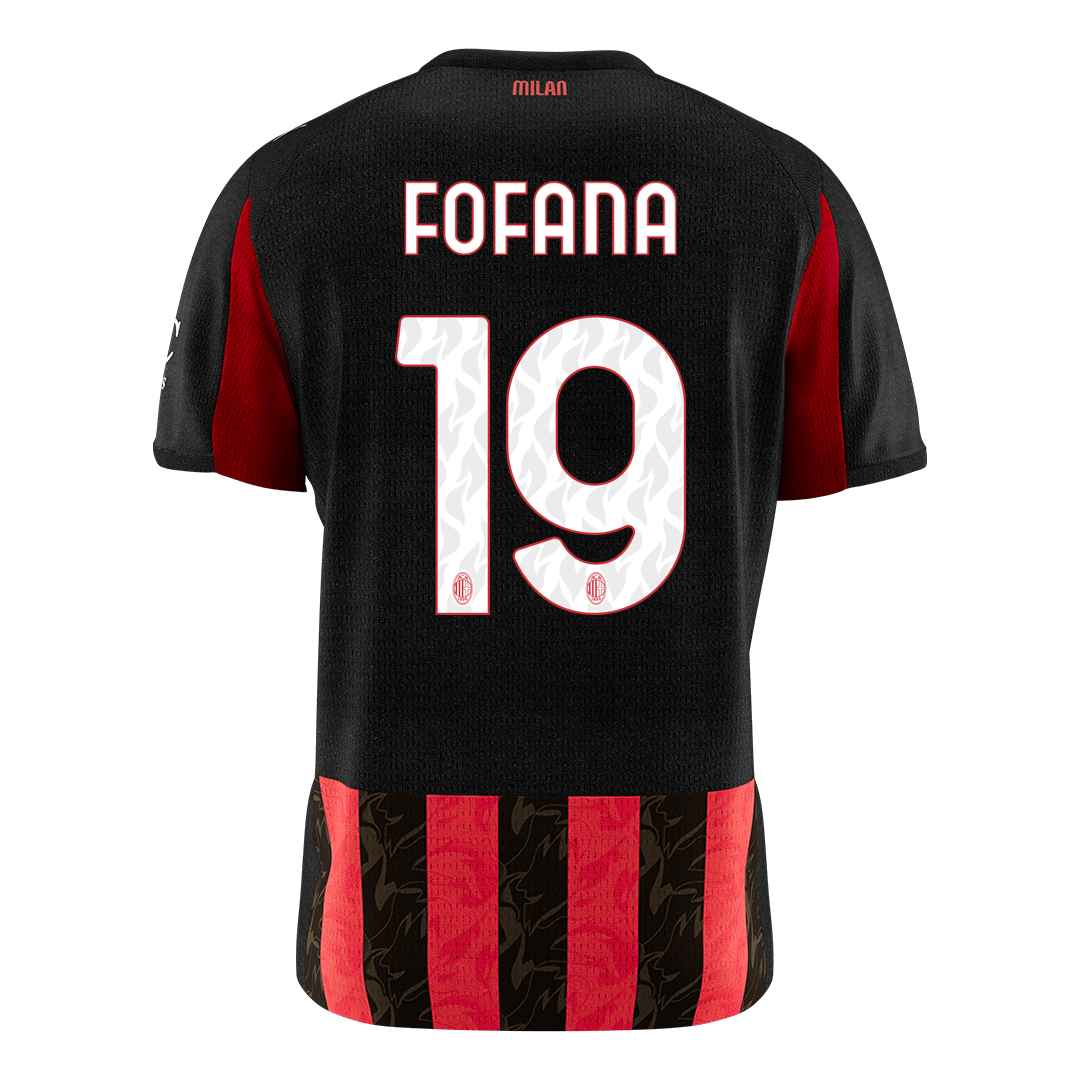 Maillot de foot domicile AC Milan 2025/26 Homme FOFANA #19 [PREMIUM]