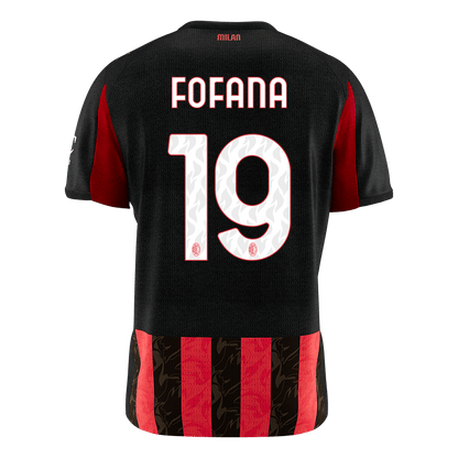 Maillot de foot domicile AC Milan 2025/26 Homme FOFANA #19 [PREMIUM]