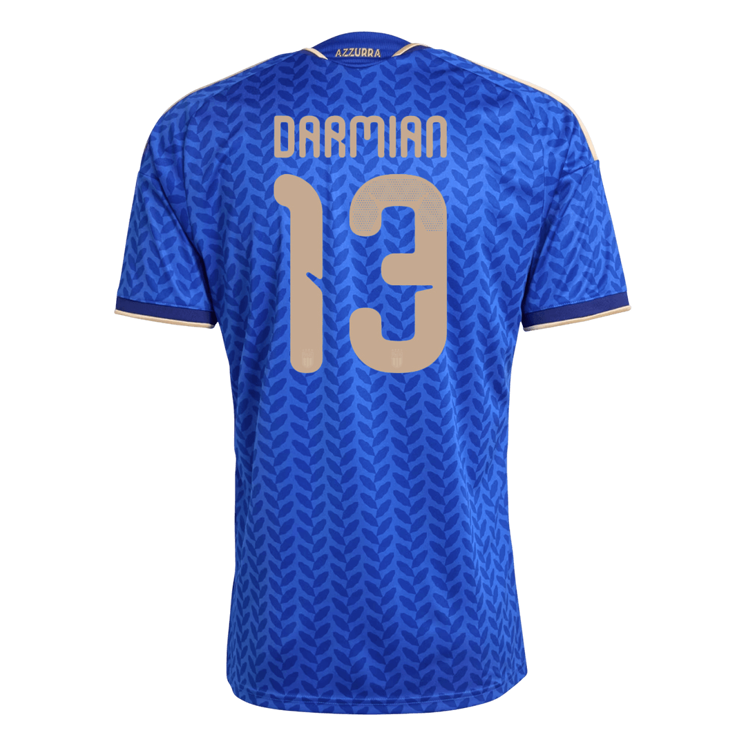 Maillot de football domicile DARMIAN #13 Italie Coupe du Monde 2026 Homme [PREMIUM]