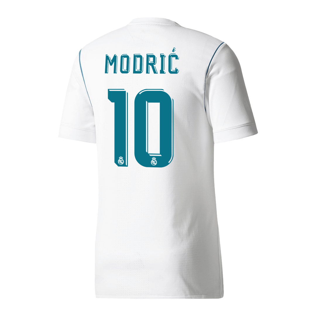 Maillot de foot domicile Real Madrid 2017/18 Homme Retro MODRIĆ #10