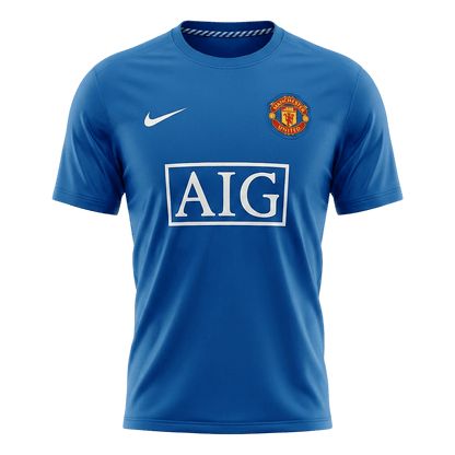 Maillot de football rétro Manchester United 2008/09, troisième extérieur, pour homme