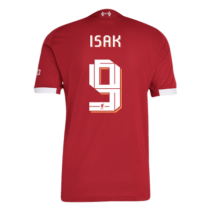 Maillot de Foot Domicile Liverpool UCL 2025/26 pour Homme (Version Joueur) ISAK #9 - Coupe Ajustée