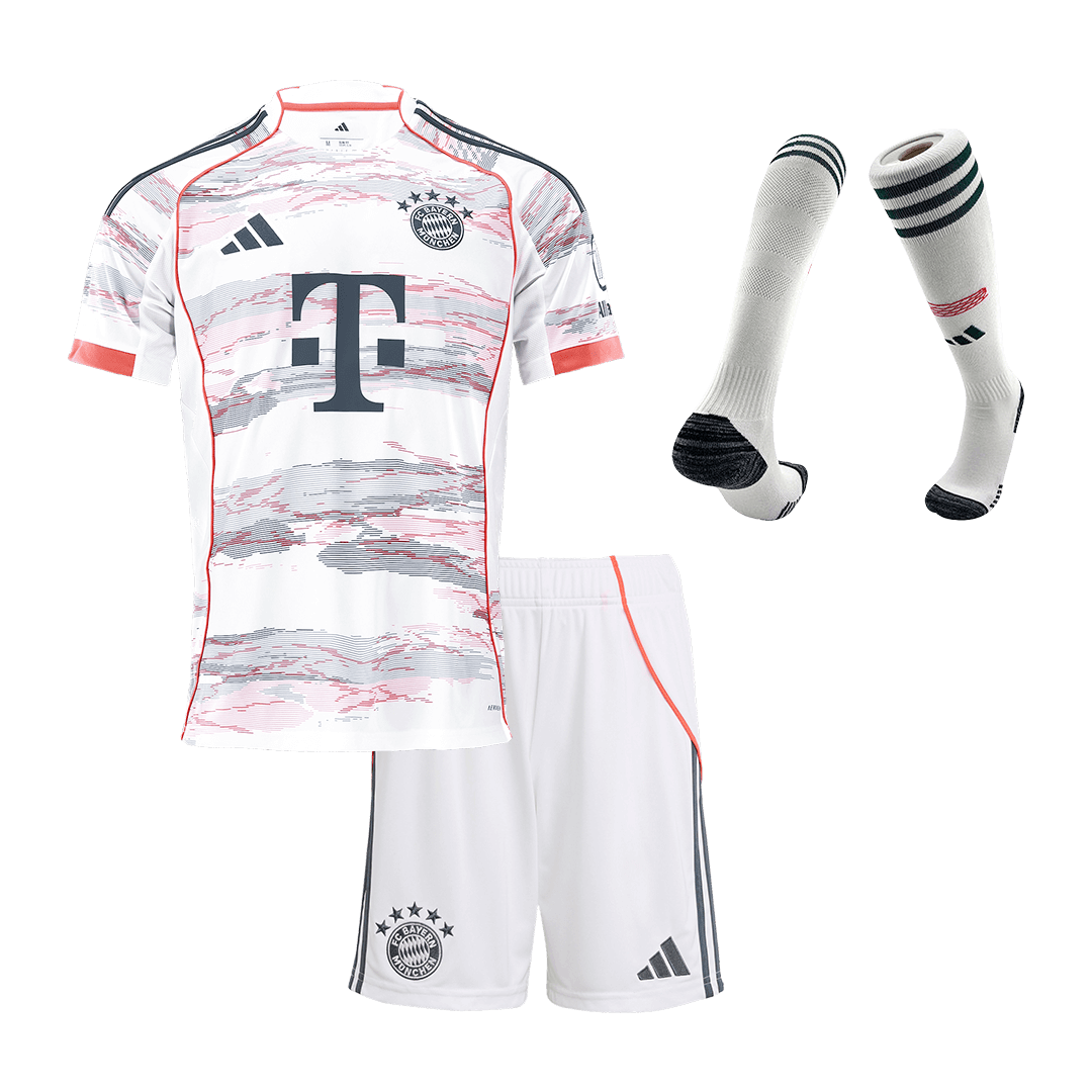 Ensemble complet maillot de foot extérieur enfant Bayern Munich 2025/26