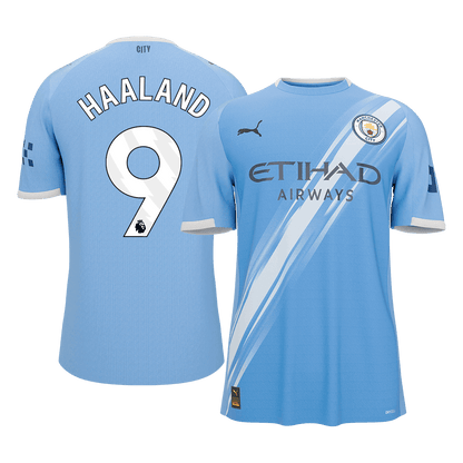Maillot de football domicile Manchester City 2025/26 pour homme HAALAND #9 [PREMIUM]