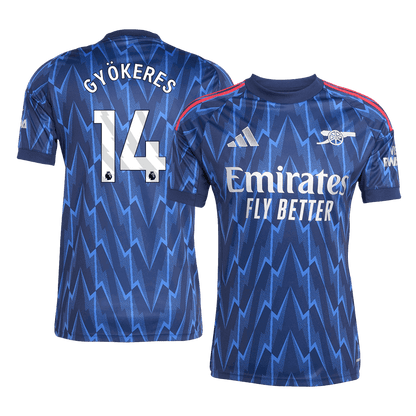 Maillot de football extérieur Arsenal 2025/26 pour homme GYÖKERES #14