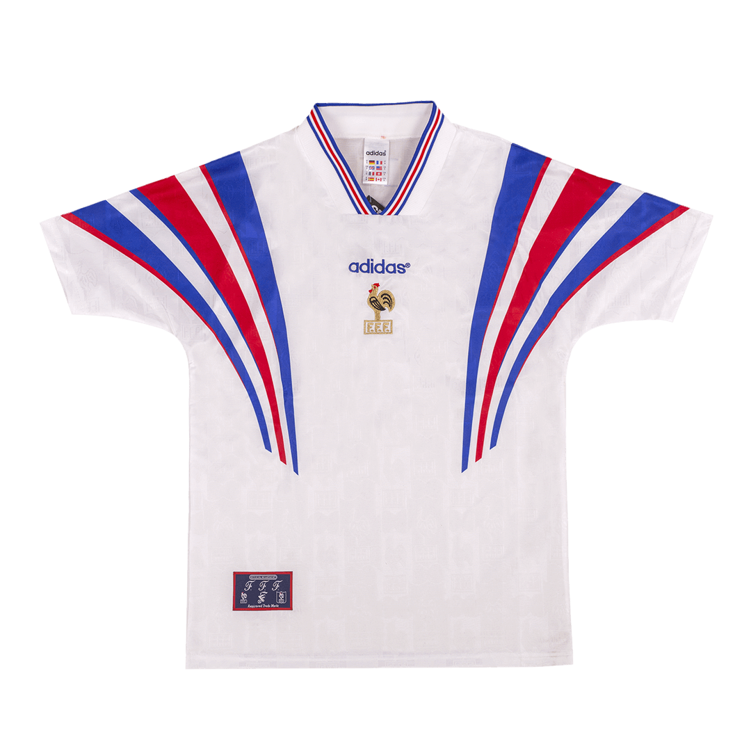 Maillot de foot extérieur rétro France 1996 pour homme