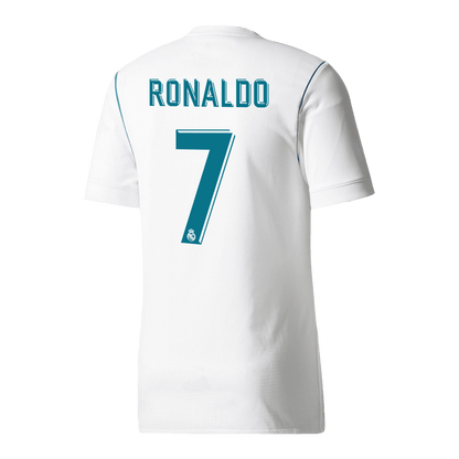 Maillot de football domicile Real Madrid 2017/18 RONALDO #7 Rétro pour homme