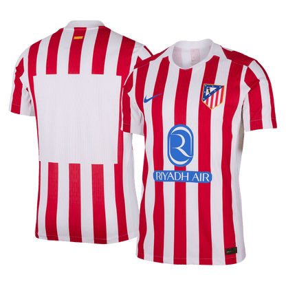 Maillot Domicile de Football Atletico Madrid Saison 2025/26 Version Joueur pour Homme - Coupe Ajustée