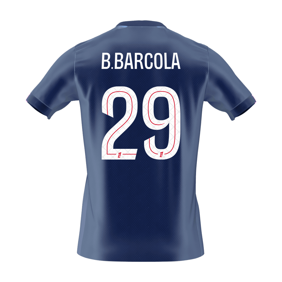 B.BARCOLA #29 Maillot de Foot Domicile PSG 2025/26 Homme [PREMIUM]