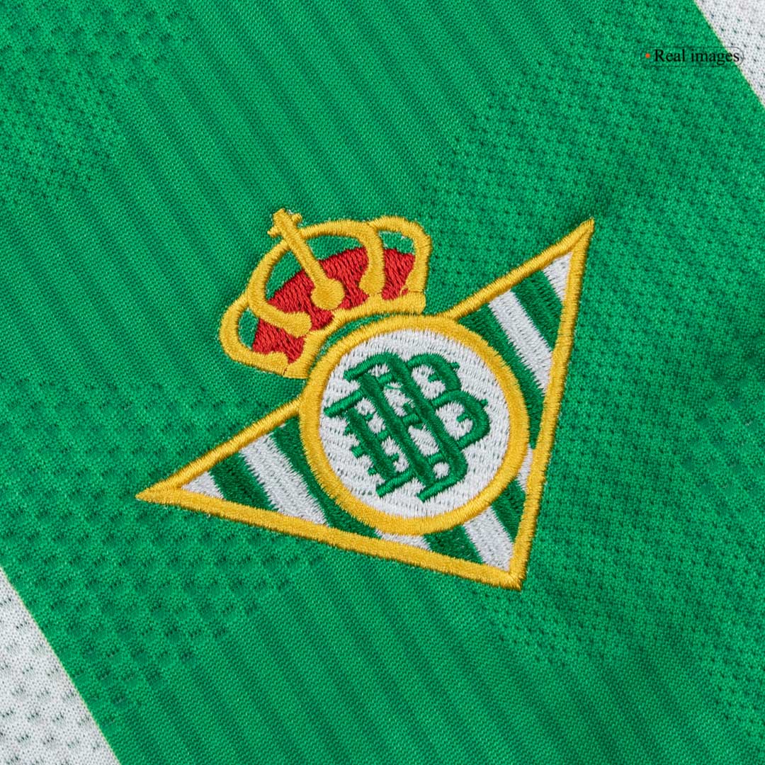 Maillot de football domicile Real Betis 2025/26 à manches longues pour homme