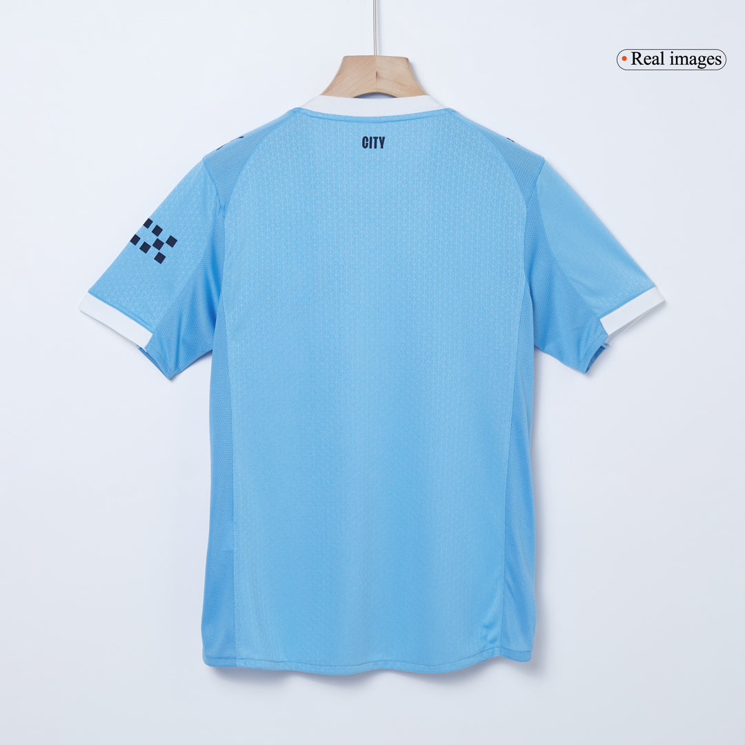 Maillot de foot domicile Manchester City 2025/26 pour homme - Version joueur - Coupe ajustée