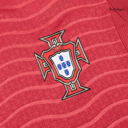 Maillot de football domicile RÚBEN DIAS #4 Coupe du Monde Portugal 2026 pour homme - Version joueur - Coupe ajustée