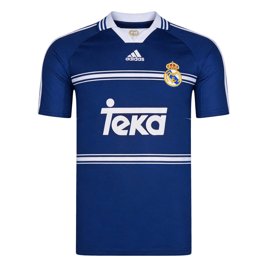 Maillot de foot extérieur Real Madrid 1998/99 rétro pour homme