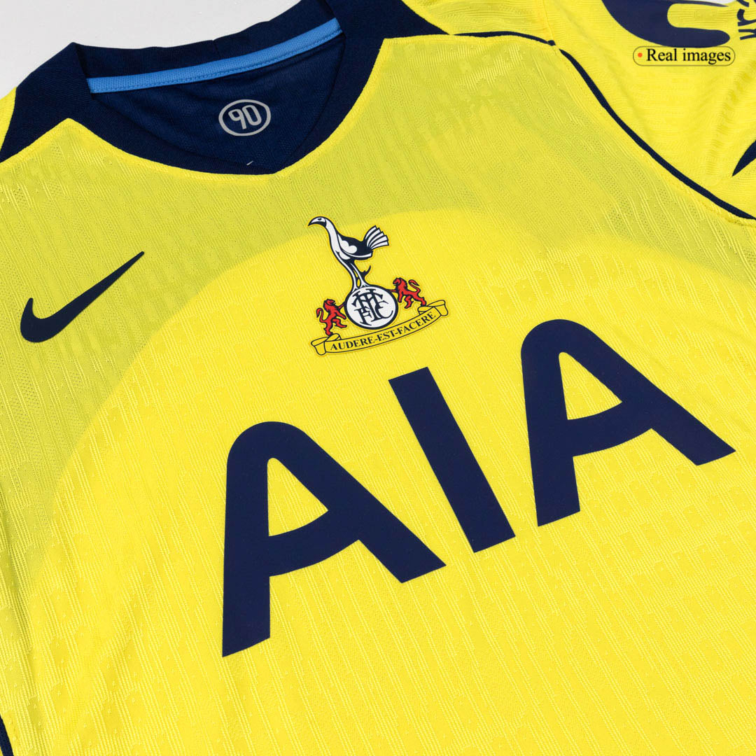 Maillot de foot Tottenham Hotspur 2025/26 - Version joueur - Troisième maillot extérieur - Homme - Coupe ajustée