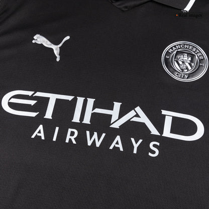 Maillot de foot Manchester City extérieur manches longues 2025/26 pour homme