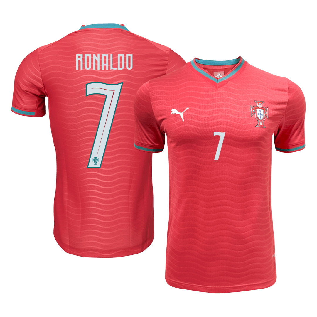 Maillot de Foot Domicile Homme Portugal Coupe du Monde 2026 Joueur Ronaldo #7 - Coupe Ajustée