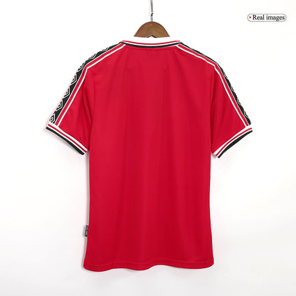 Maillot de Foot Rétro Domicile Homme Manchester United 98/00