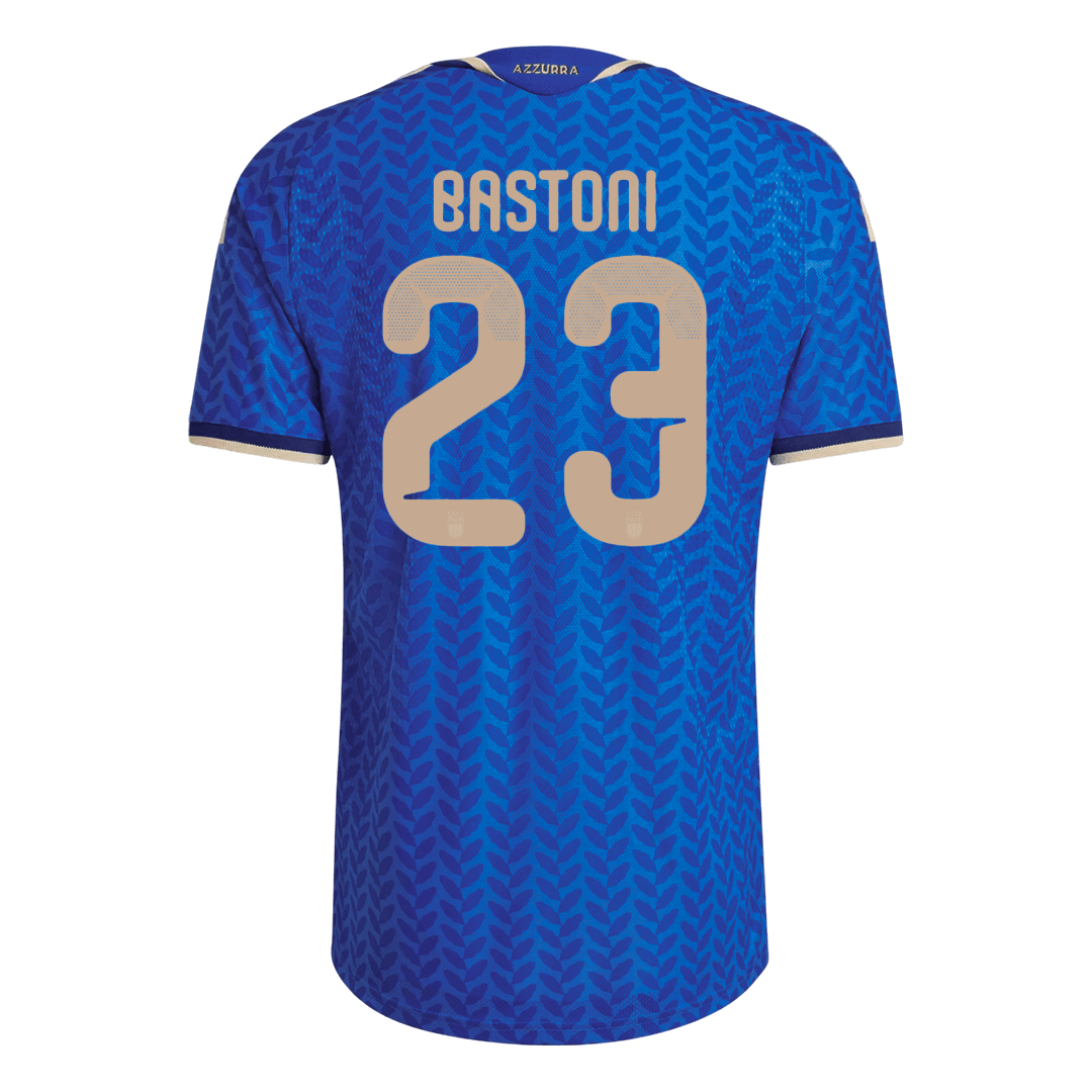 Maillot de foot domicile Italie Coupe du Monde 2026 pour homme BASTONI #23 - Version joueur - Coupe ajustée