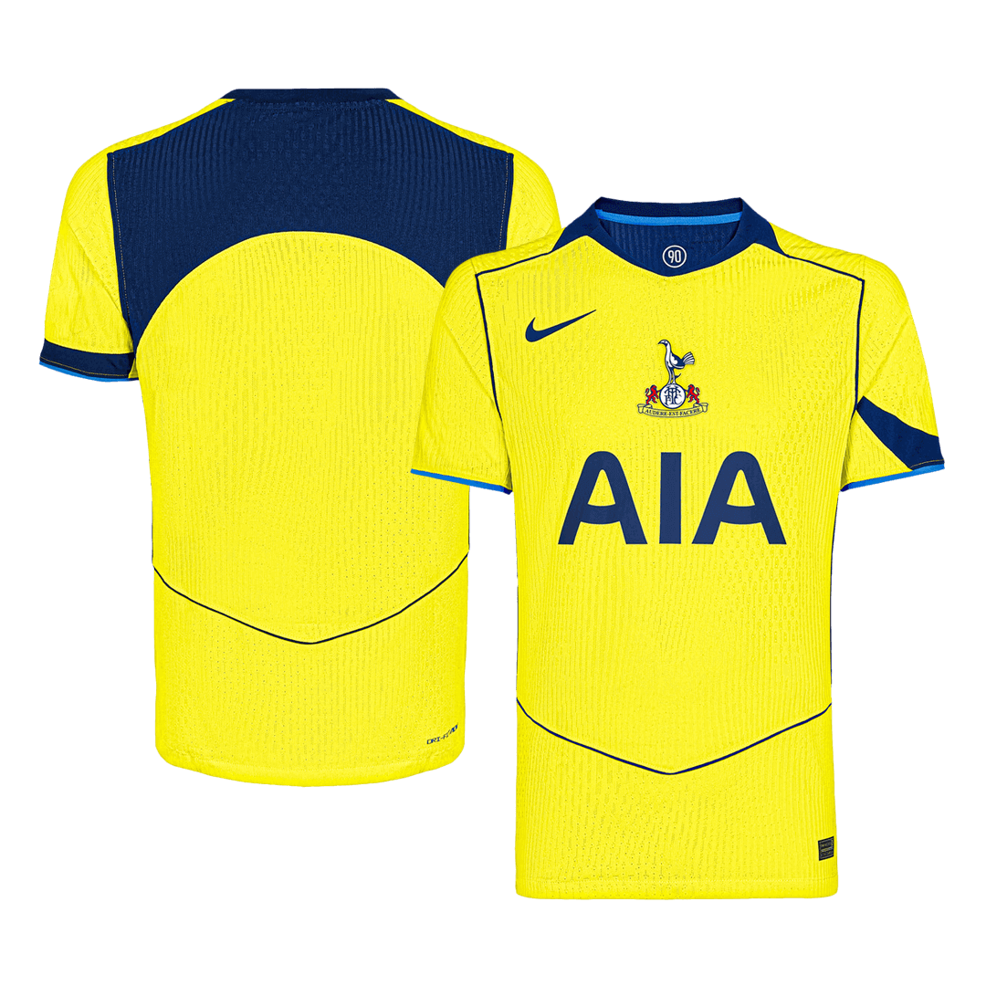 Maillot de foot Tottenham Hotspur 2025/26 - Version joueur - Troisième maillot extérieur - Homme - Coupe ajustée