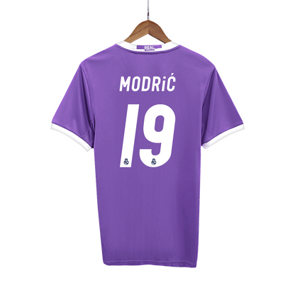 Maillot de football rétro MODRIĆ #19 Real Madrid 2016/17 extérieur pour homme