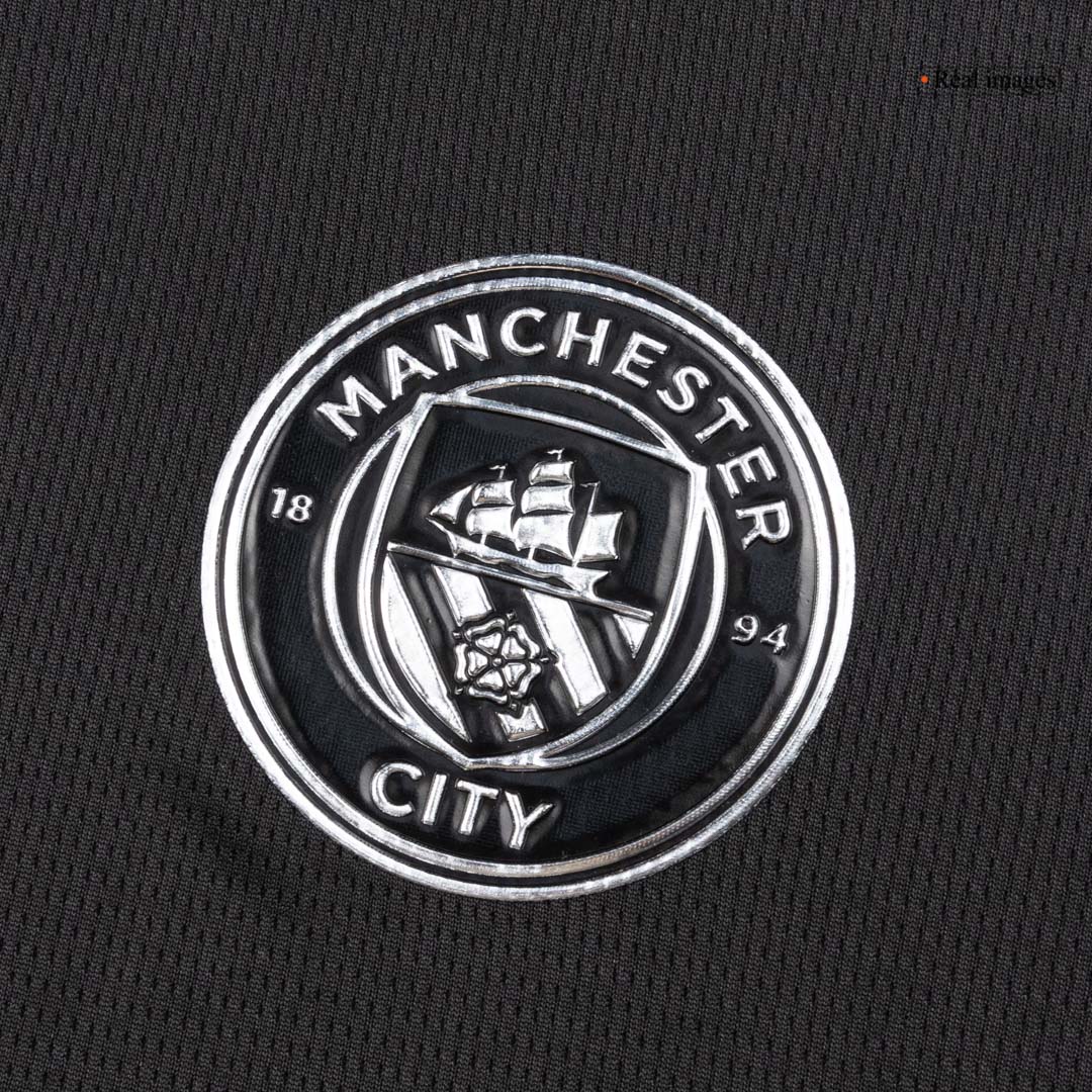 Maillot de foot Manchester City extérieur manches longues 2025/26 pour homme