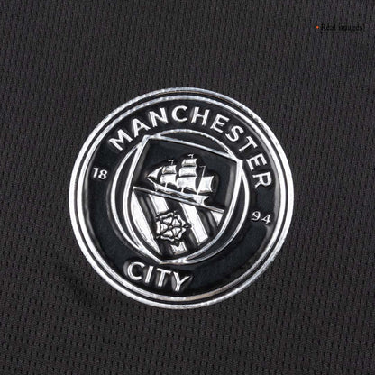 Maillot de foot Manchester City extérieur manches longues 2025/26 pour homme