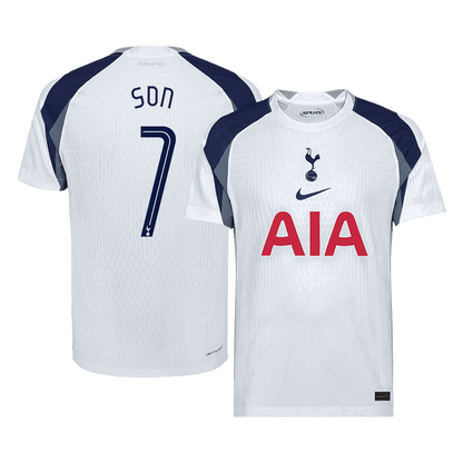SON #7 Maillot de football domicile Tottenham Hotspur LDC 2025/26 - Version Joueur - Coupe Slim pour homme