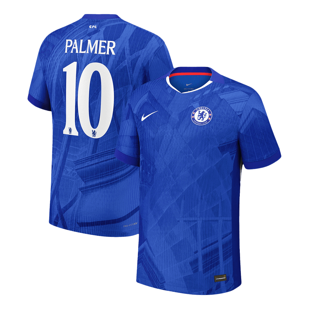 Maillot de Foot Domicile PALMER #10 Chelsea Ligue des Champions UCL 2025/26 Version Joueur Homme - Coupe Ajustée