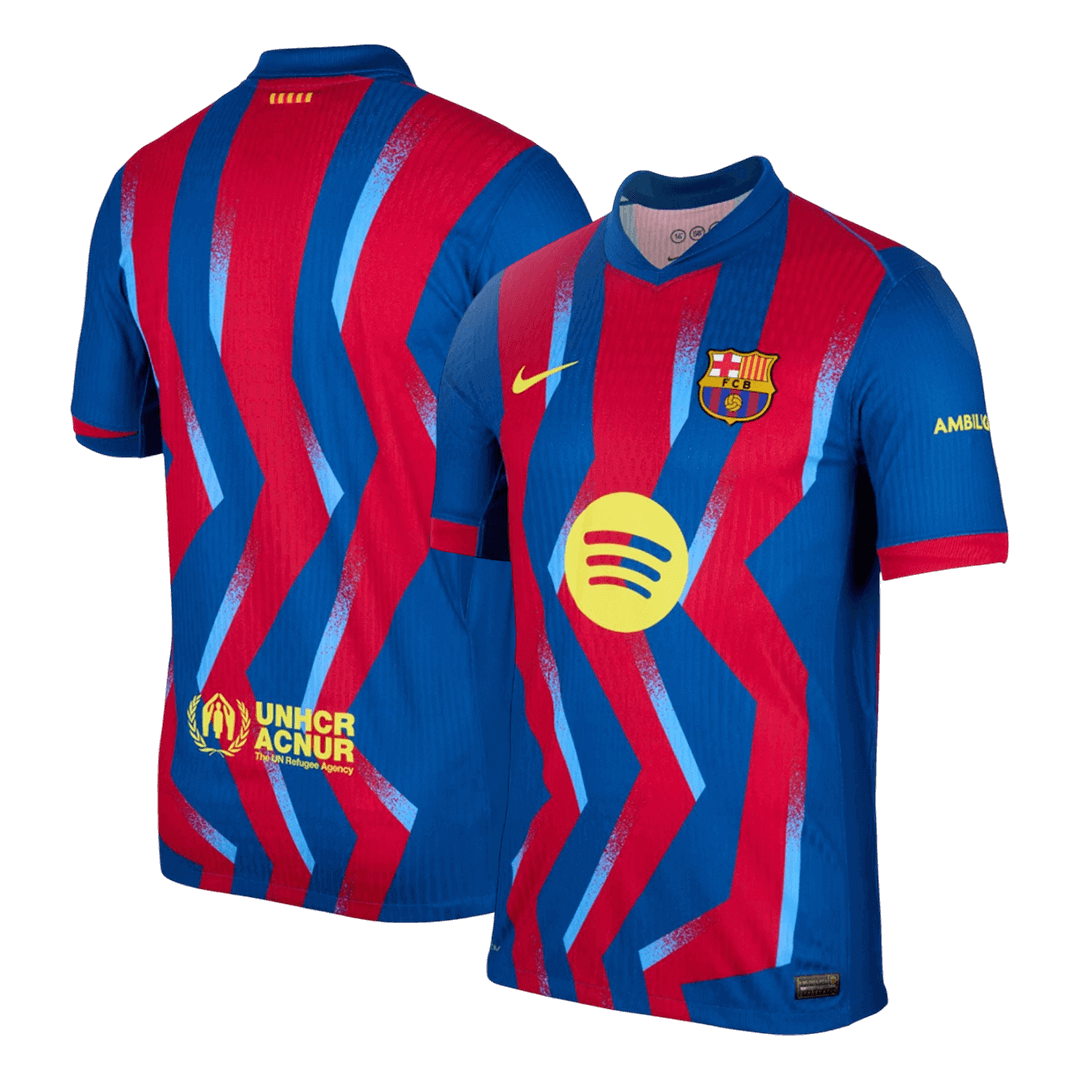 Maillot de football Homme Barcelone 2025/26 Version Joueur Quatrième Extérieur - Coupe Ajustée
