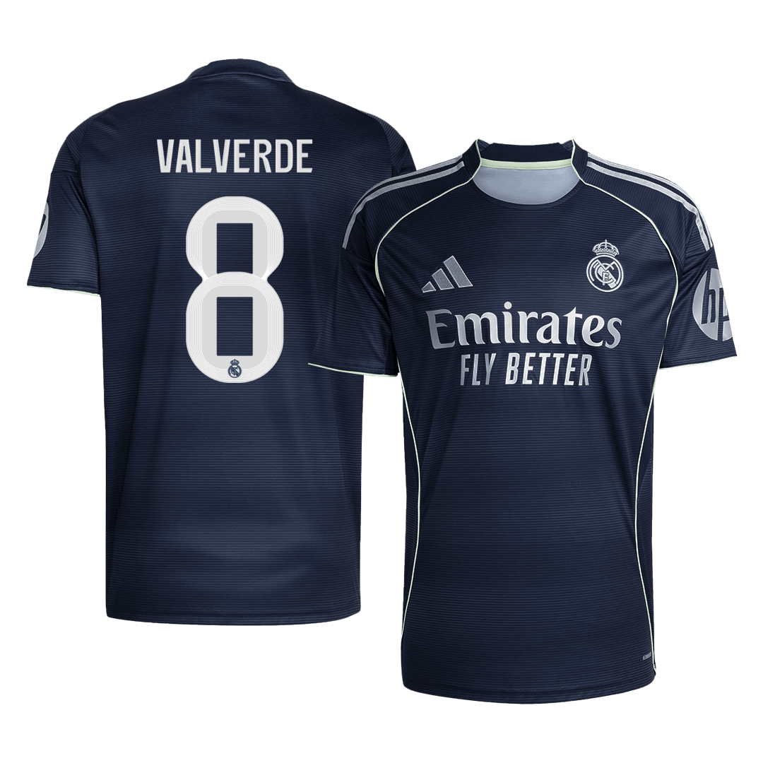 Maillot de Foot Extérieur Homme Real Madrid 2025/26 VALVERDE #8 [PREMIUM]