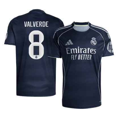 Maillot de Foot Extérieur Homme Real Madrid 2025/26 VALVERDE #8 [PREMIUM]