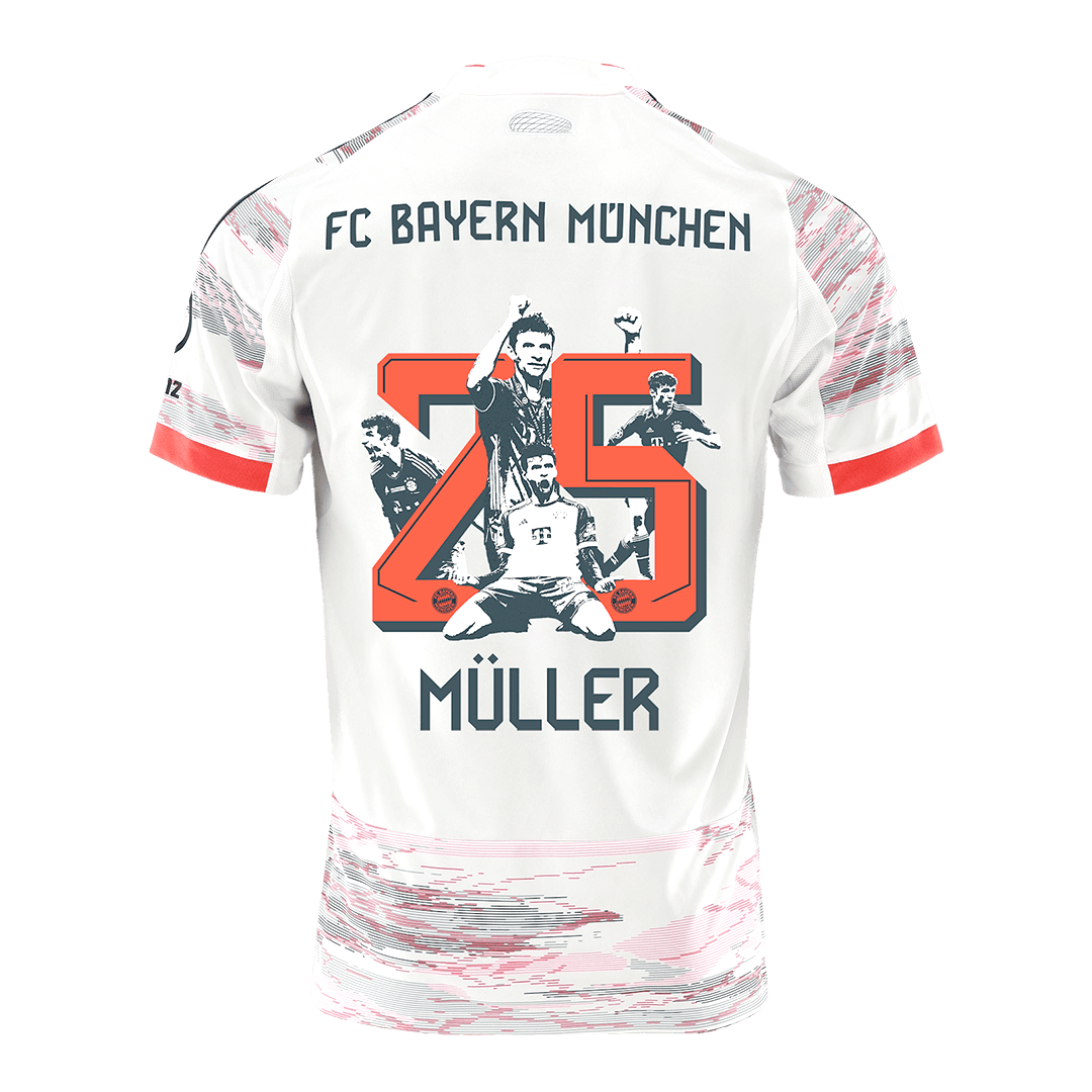 Maillot de football extérieur MÜLLER Special #25 Homme Bayern Munich 2025/26