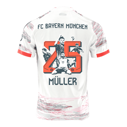 Maillot de football extérieur MÜLLER Special #25 Homme Bayern Munich 2025/26