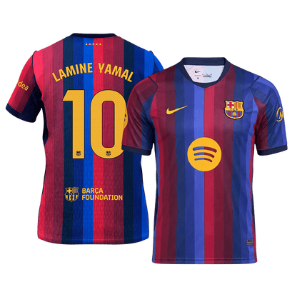 LAMINE YAMAL #10 Men's Barcelona 2026/27 Home Soccer Jersey