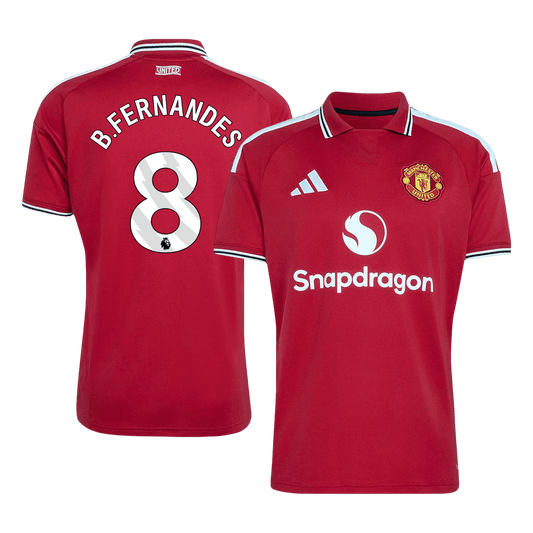 Maillot de foot domicile Manchester United 2026/27 homme B.FERNANDES #8