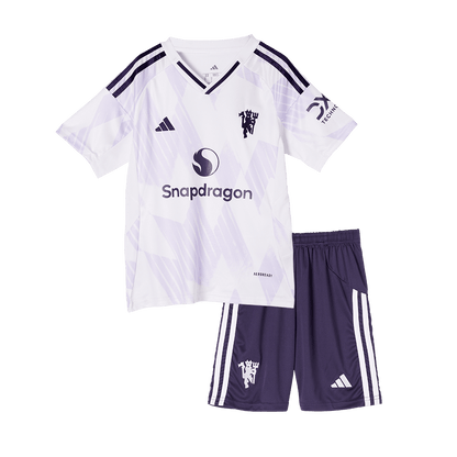 Maillot de football extérieur Manchester United 2025/26 pour enfant