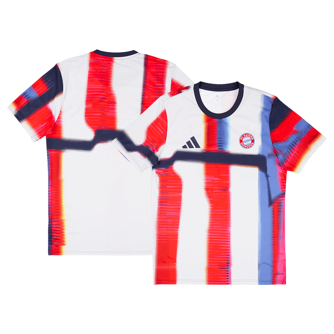 Maillot de football d'avant-match Bayern Munich 2025/26 pour homme