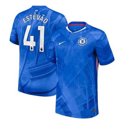 Maillot de foot Chelsea domicile ESTÊVÃO #41 homme 2025/26 [PREMIUM]