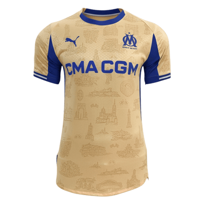 Maillot de football Quatrième Extérieur Homme Marseille Saison 2025/26 Version Joueur - Coupe Ajustée