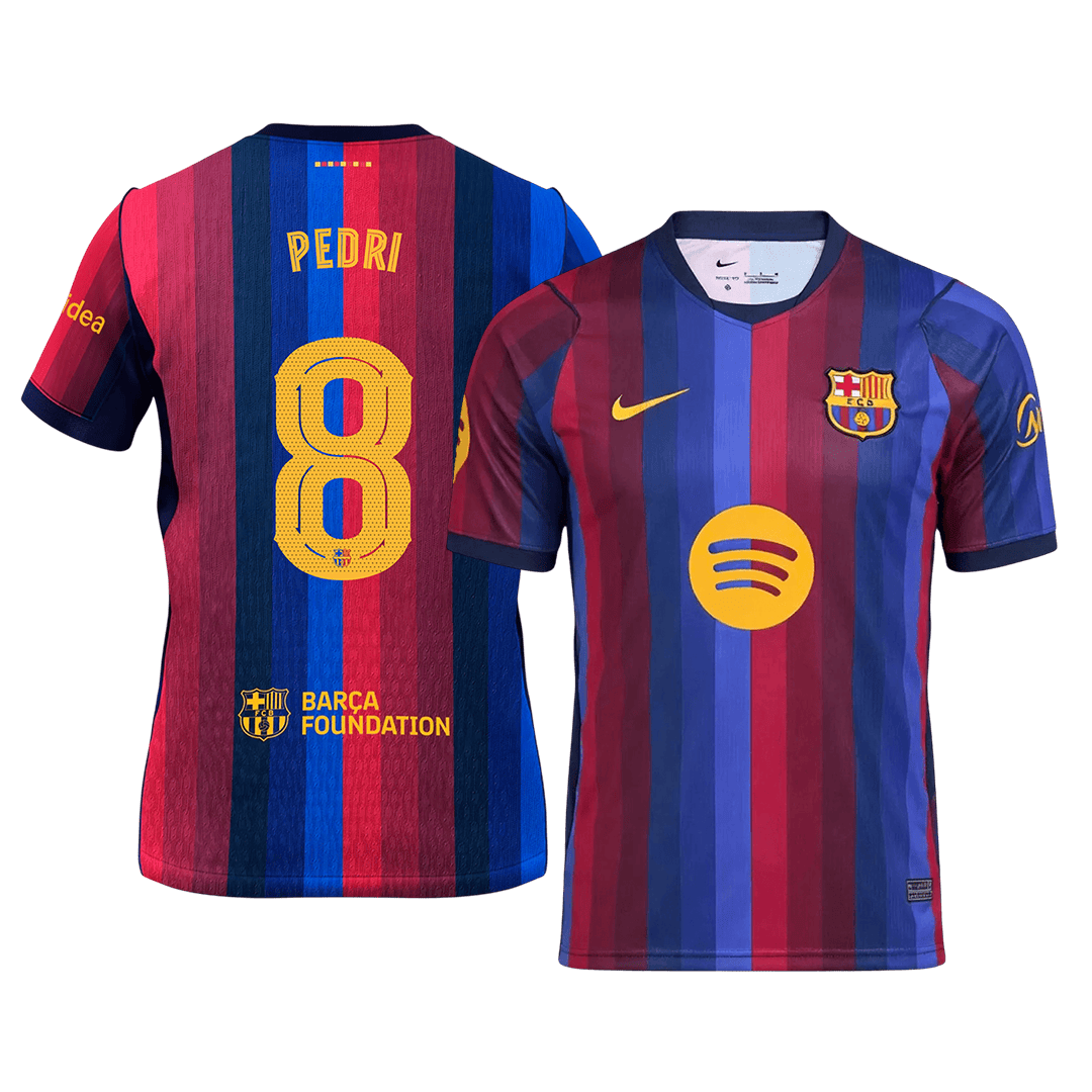 PEDRI #8 Men's Barcelona 2026/27 Home Soccer Jersey