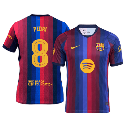 PEDRI #8 Men's Barcelona 2026/27 Home Soccer Jersey