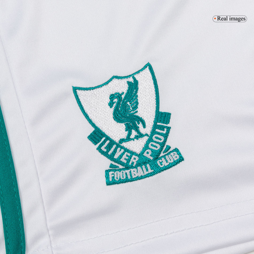 Maillot de foot complet extérieur enfant Liverpool 2025/26