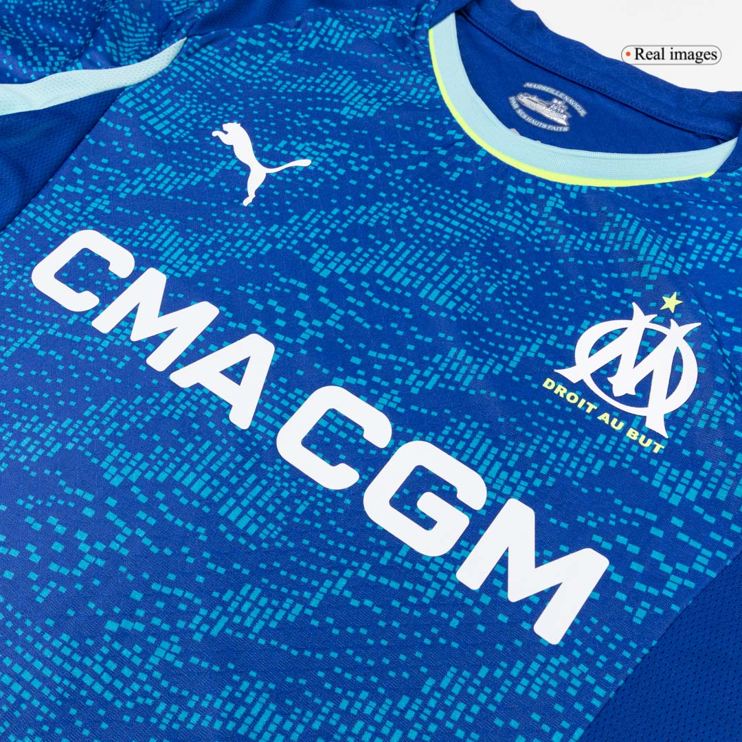 Maillot de Foot Extérieur Troisième Version Joueur Homme OM 2025/26 - Coupe Slim