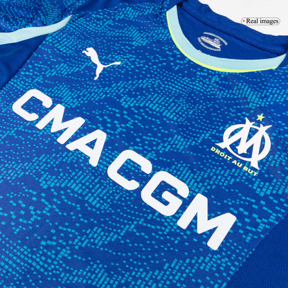 Maillot de Foot Extérieur Troisième Version Joueur Homme OM 2025/26 - Coupe Slim