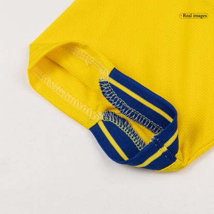 Maillot de Foot Domicile Homme Suède Coupe du Monde 2026 Version Joueur - Coupe Ajustée