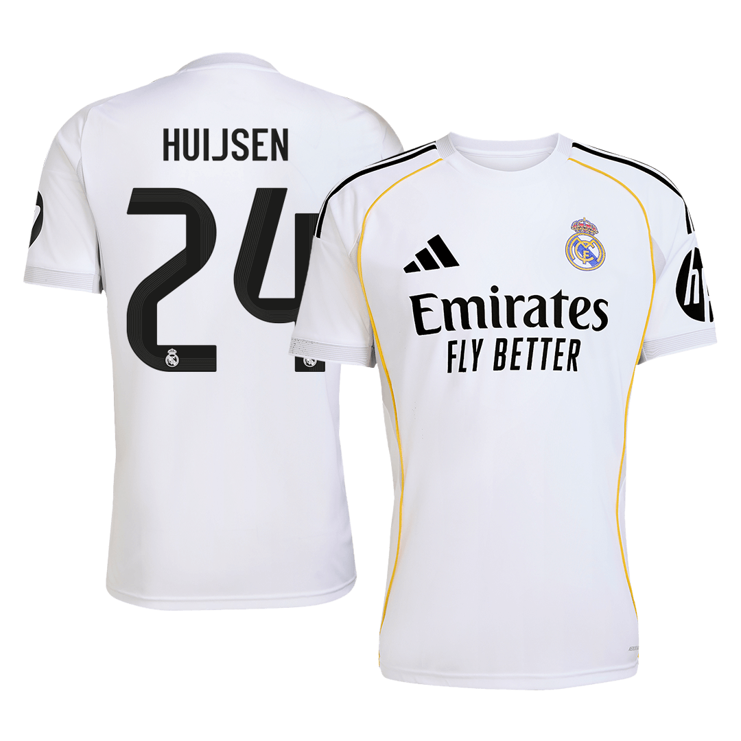 Maillot de foot domicile HUIJSEN #24 Homme Real Madrid 2025/26 [PREMIUM]