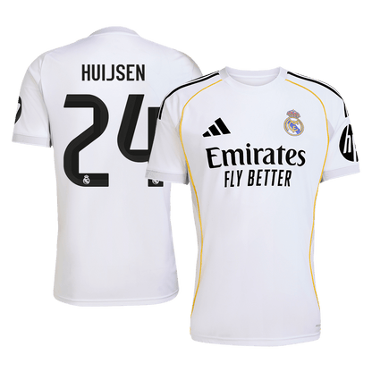 Maillot de foot domicile HUIJSEN #24 Homme Real Madrid 2025/26 [PREMIUM]