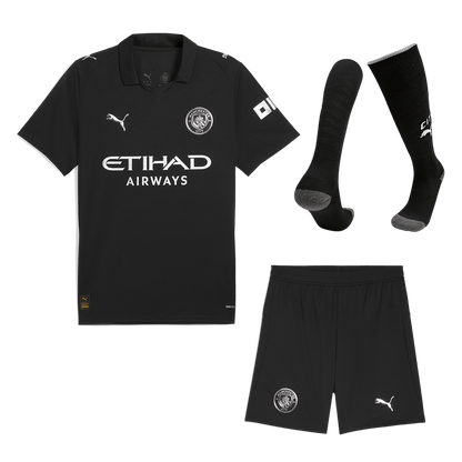 Ensemble Maillot Extérieur de Football Manchester City 2025/26 pour Homme