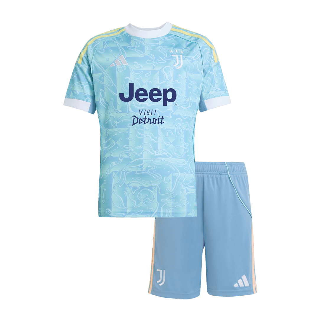 Kit Maillot Extérieur de Football Juventus Enfant 2025/26